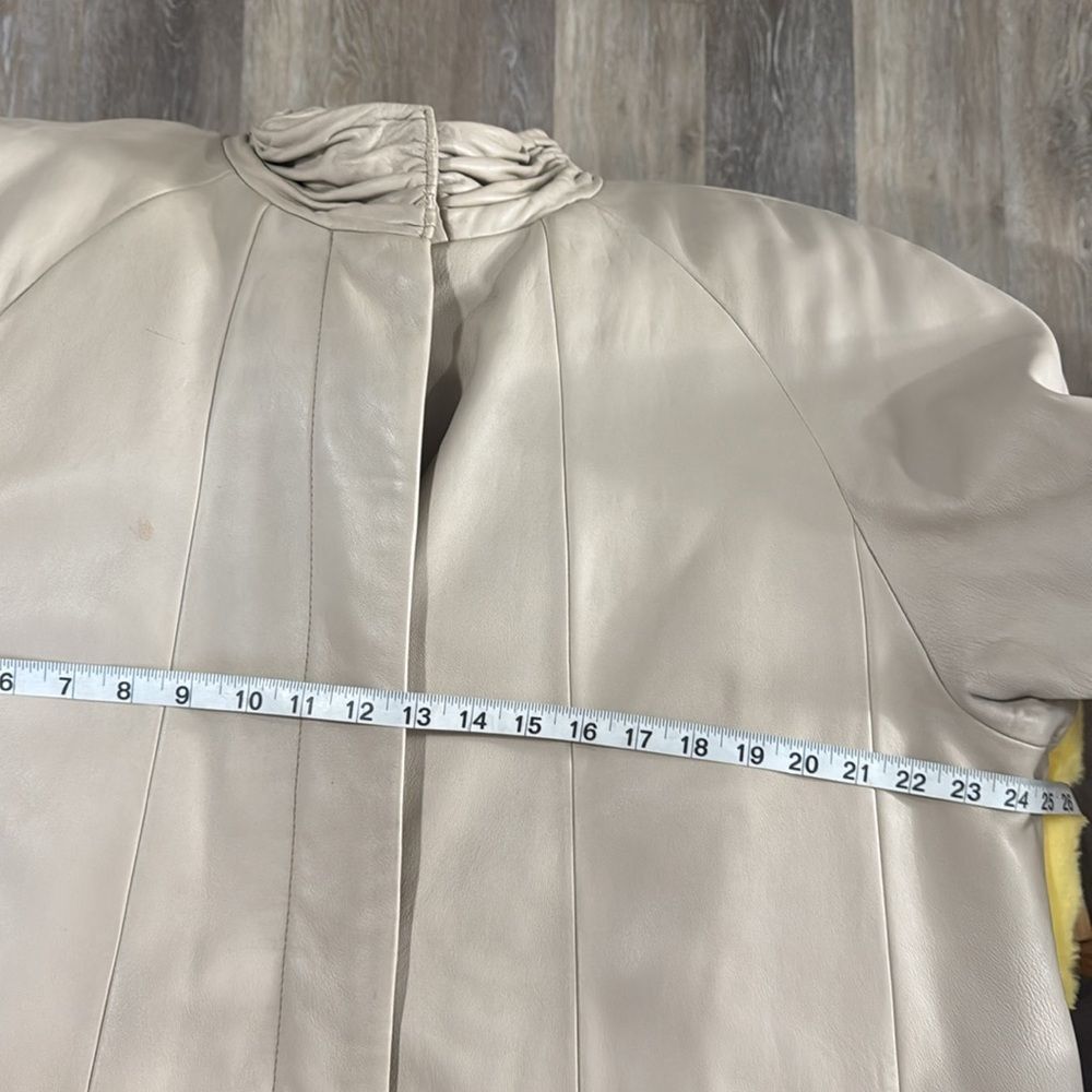 TIBOR LEATHER COAT 100% LEATHER SIZE 2X - Picture 3 of 14